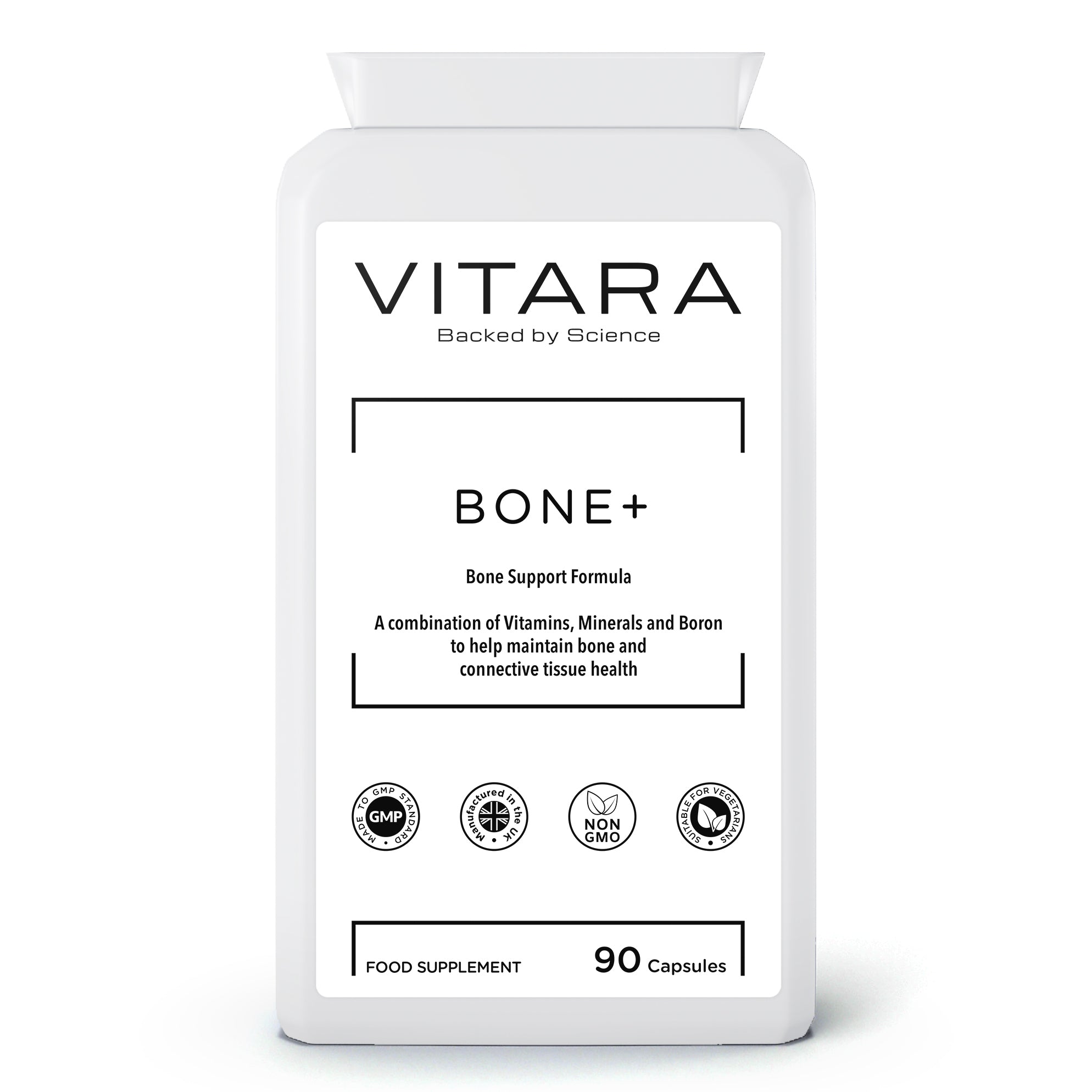 Bone Support Supplement | Calcium, Magnesium, Vitamin D & K | VITARA