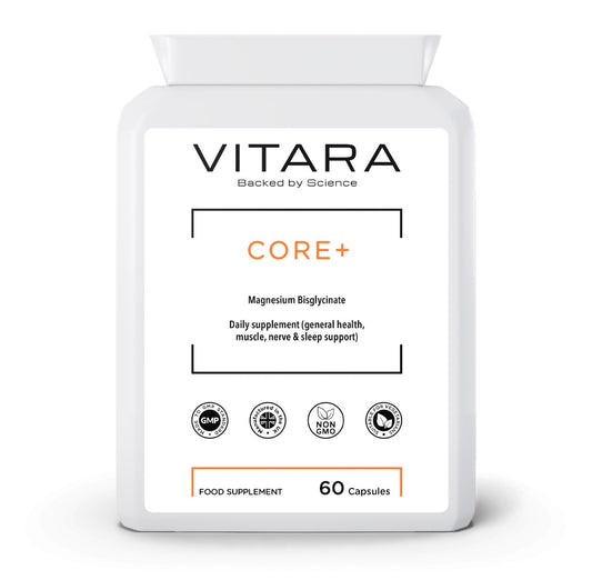 VITARA CORE+ Magnesium Bisglycinate + Vitamin B6