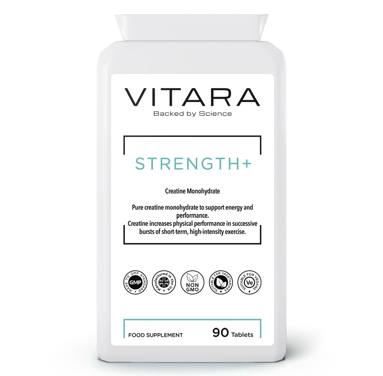 VITARA STRENGTH+ Creatine Monohydrate Tablets – 3000mg Daily