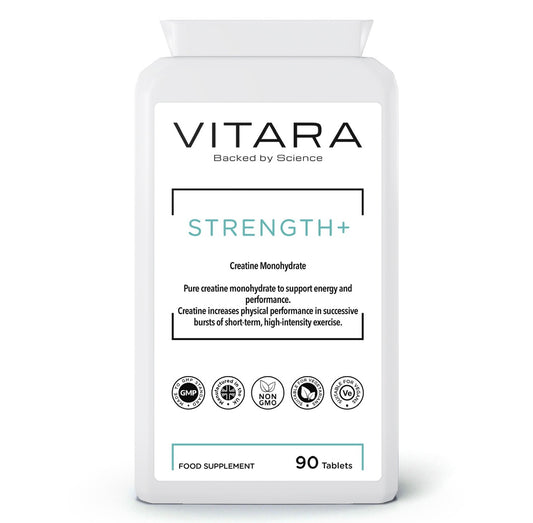 VITARA STRENGTH+ Creatine Monohydrate Tablets – 3000mg Daily