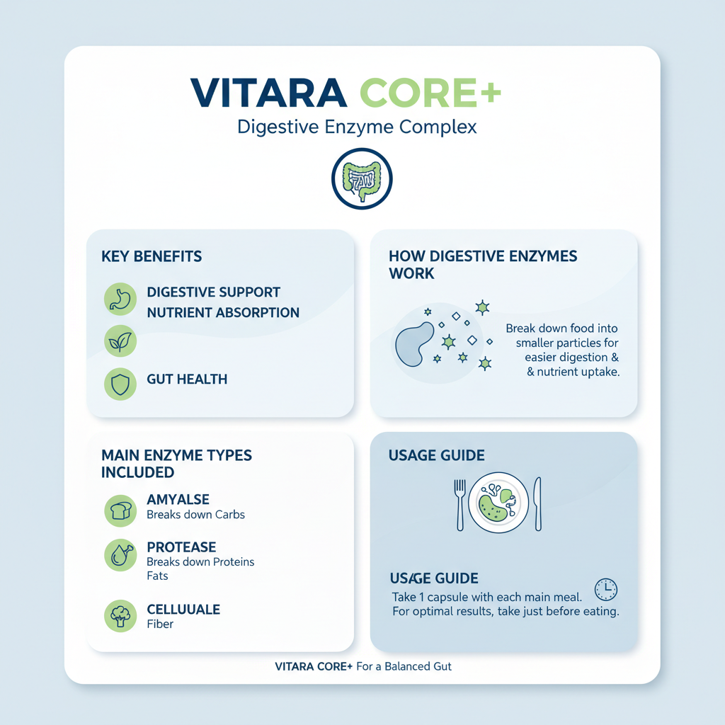 Digestive Enzyme Complex Educational Guide - Benefits, How It Works, and Usage
